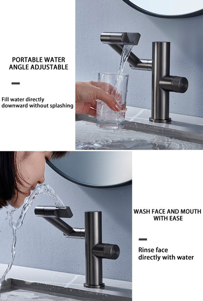 Contemporary Automatic Rotating Waterfall Kitchen Faucet