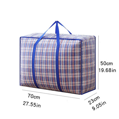 Durable Folding Storage Bag with Zipper and Water Resistance