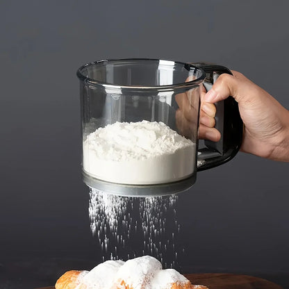 Easy Use Double Mesh Flour Sifter Set of 2 - Fesara