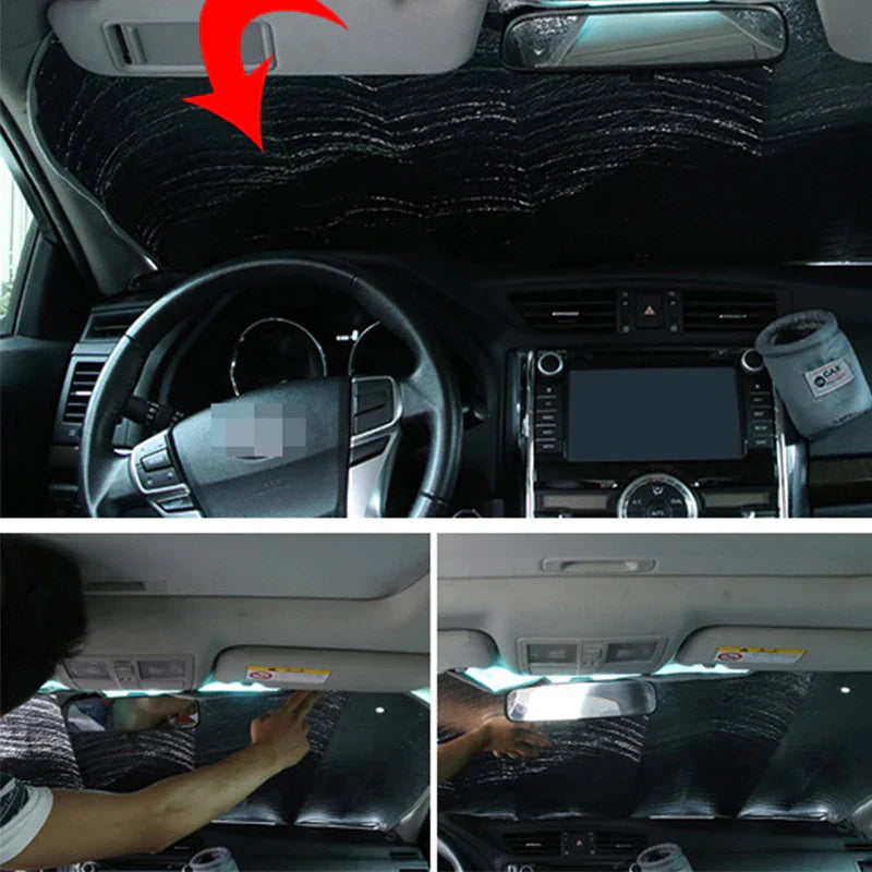 Car Sunshade with UV and Heat Protection for Windows