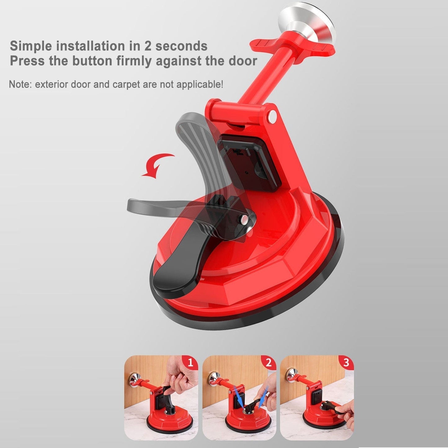 Secure Travel Door Stop Alarm Sensor