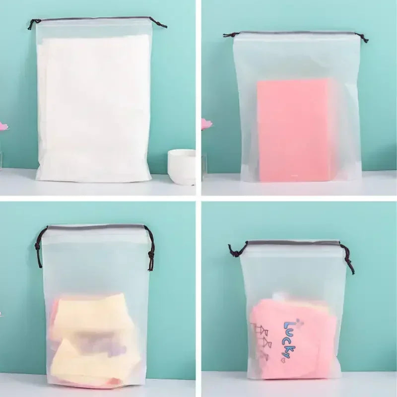 Travel Shoe Storage Bags 10 Pack Waterproof Clear