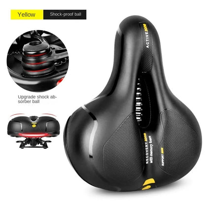 Comfortable Hollow Breathable Bicycle Saddle for MTB and Road Bikes - Shock Absorbing Bike Seat for Long-Distance Riding-5