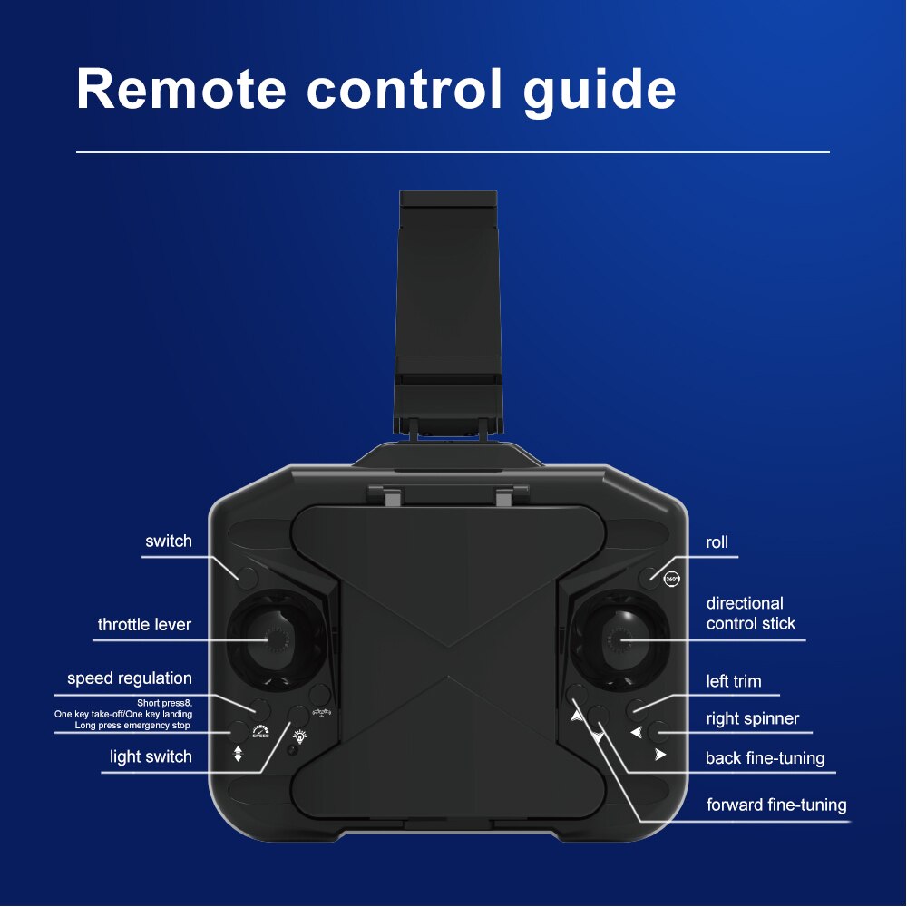 Compact 2 Camera Portable Mini Drone
