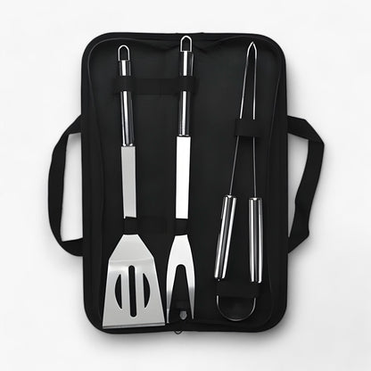 Premium BBQ Grill Accessories Kit with Storage Case - Fesara
