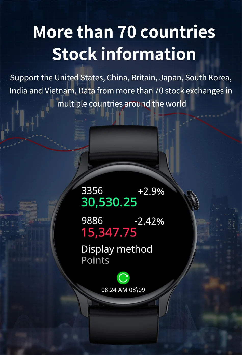 Luxury Gold Ladies Smartwatch with Fitness Tracker