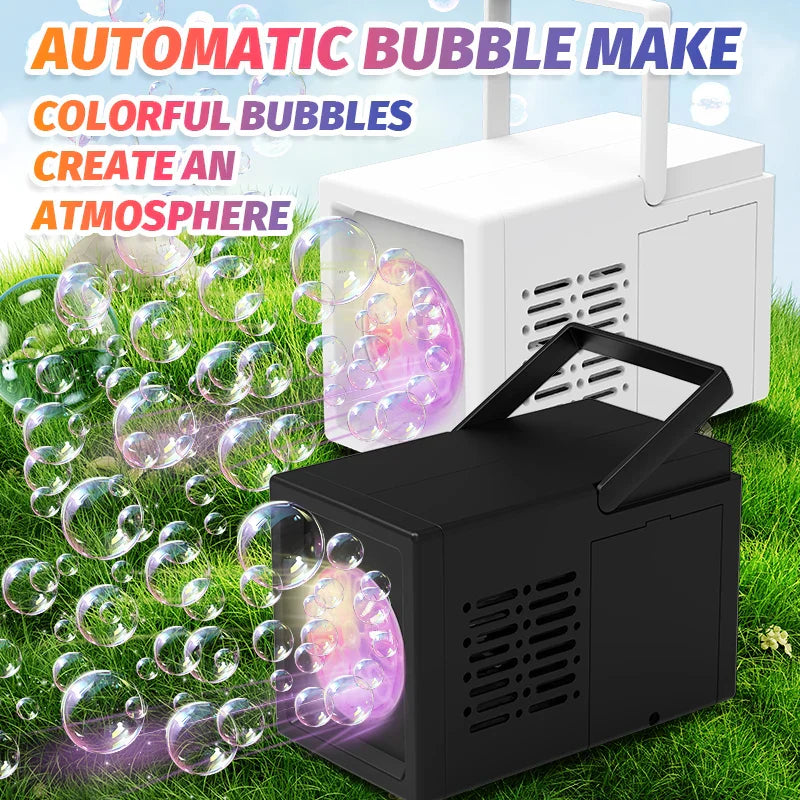 Fun Outdoor Bubble Maker for Kids Automatic Machine