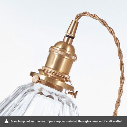 Clear Glass Hanging Pendant Light