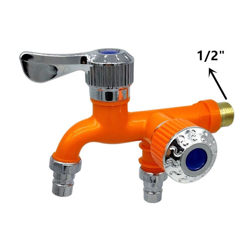 Dual Outlet Adjustable Faucet Adapter