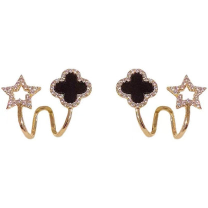 Fesara | Cute Four Leaf Clover Fashion Earrings