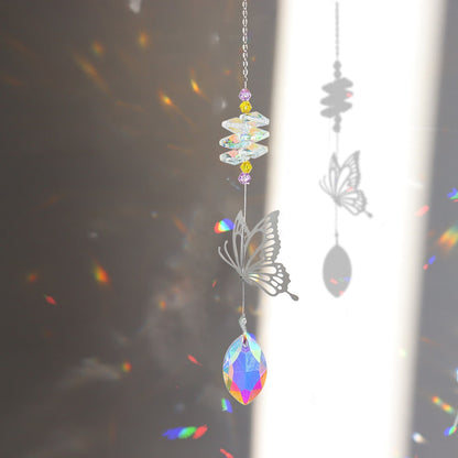 Sparkling Crystal Wind Chime Sun Catcher Decoration