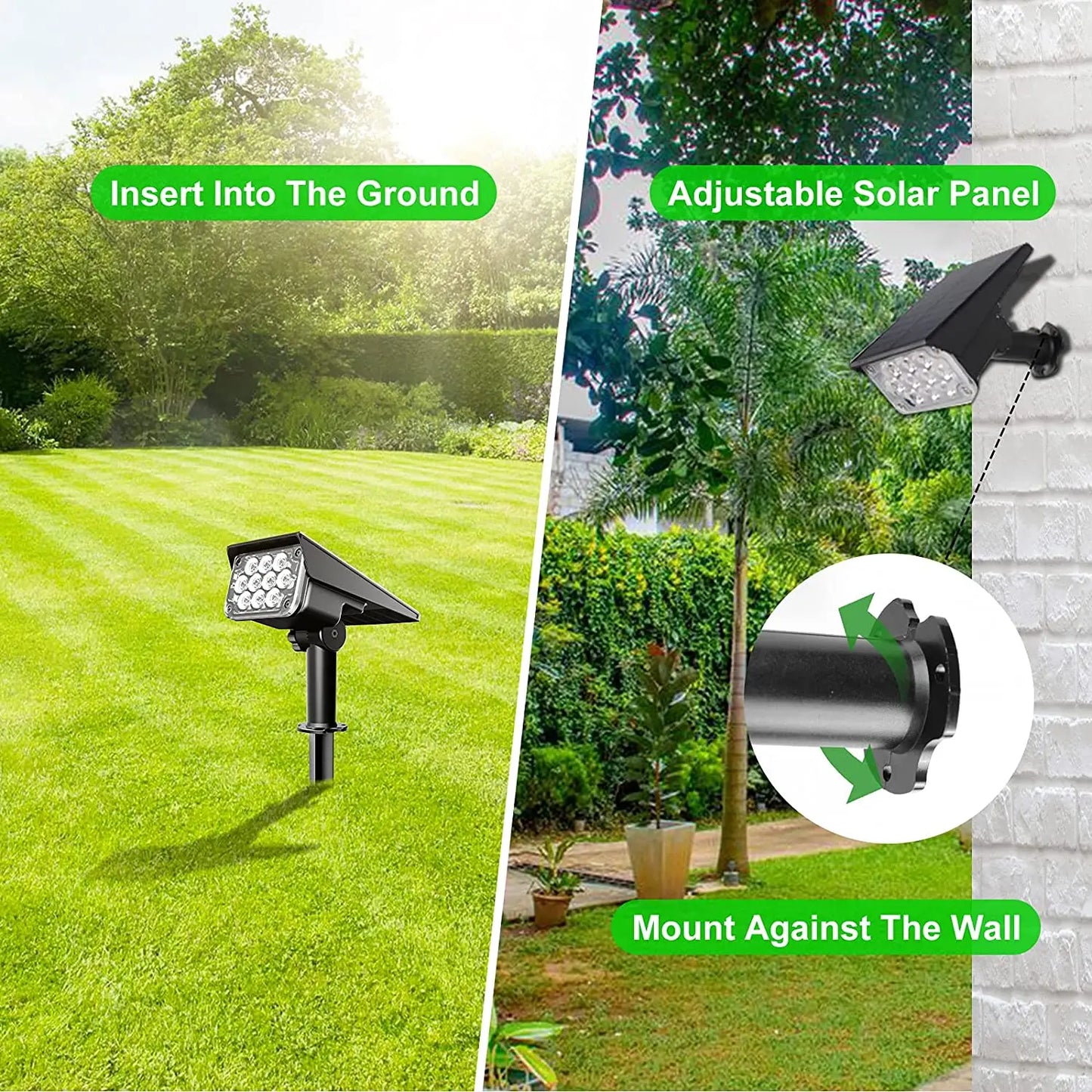 Outdoor Solar Powered Garden Lights Set of 4