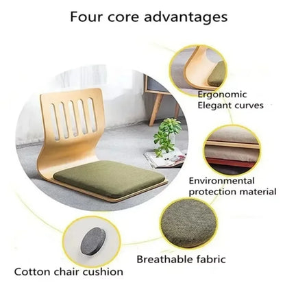 Fesara | Foldable Floor Meditation Chair with Back Support