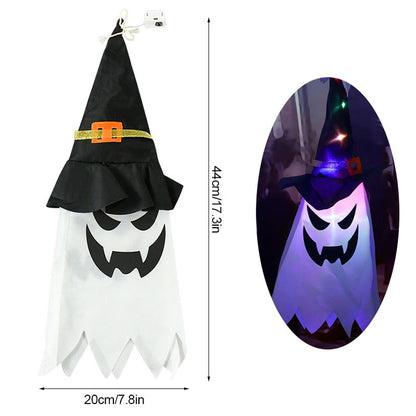 Spooky Hanging Ghost Halloween Light Lamp