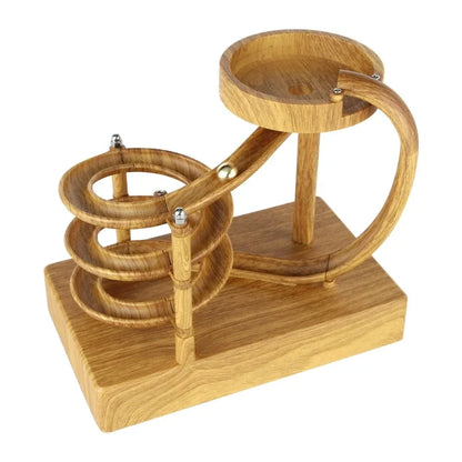Unique Handcrafted Wooden Kinetic Roller Toy