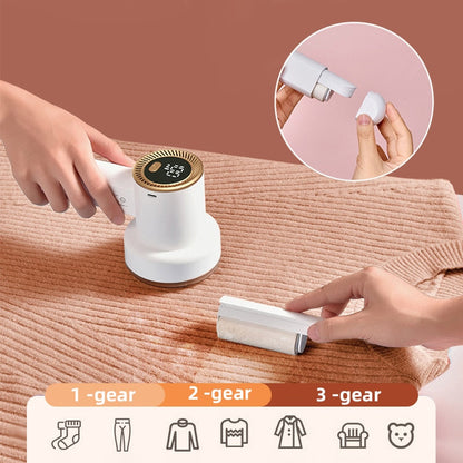 Portable Dual Function Fabric Lint Roller