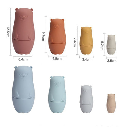 Colorful Russian Matryoshka Dolls Set