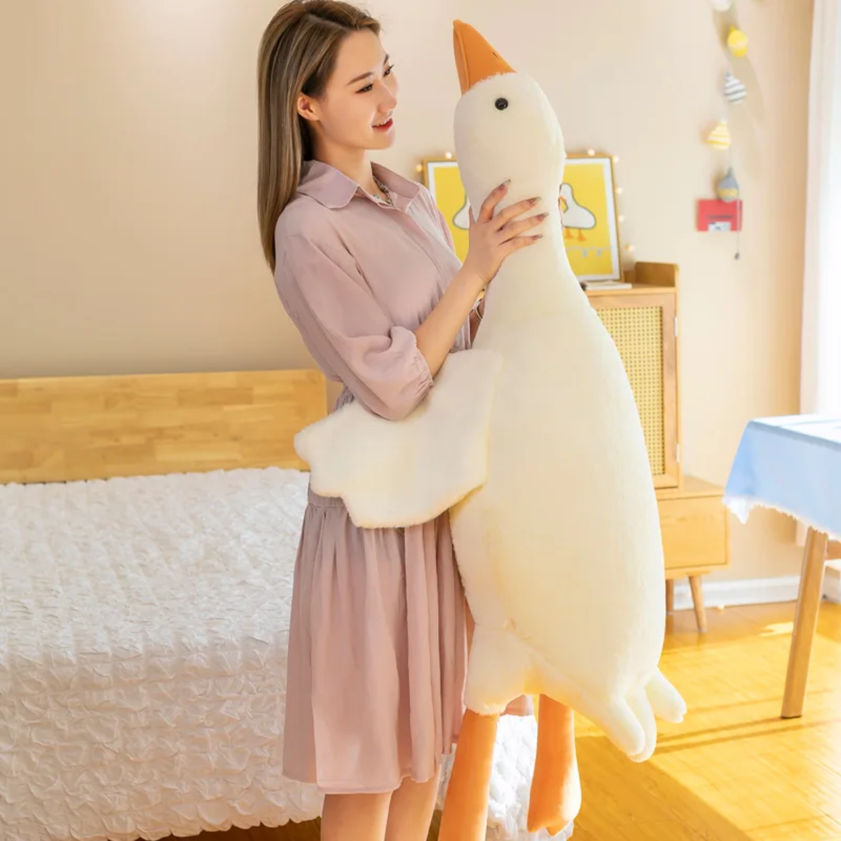 Soft White Down Cushion Plush Toy