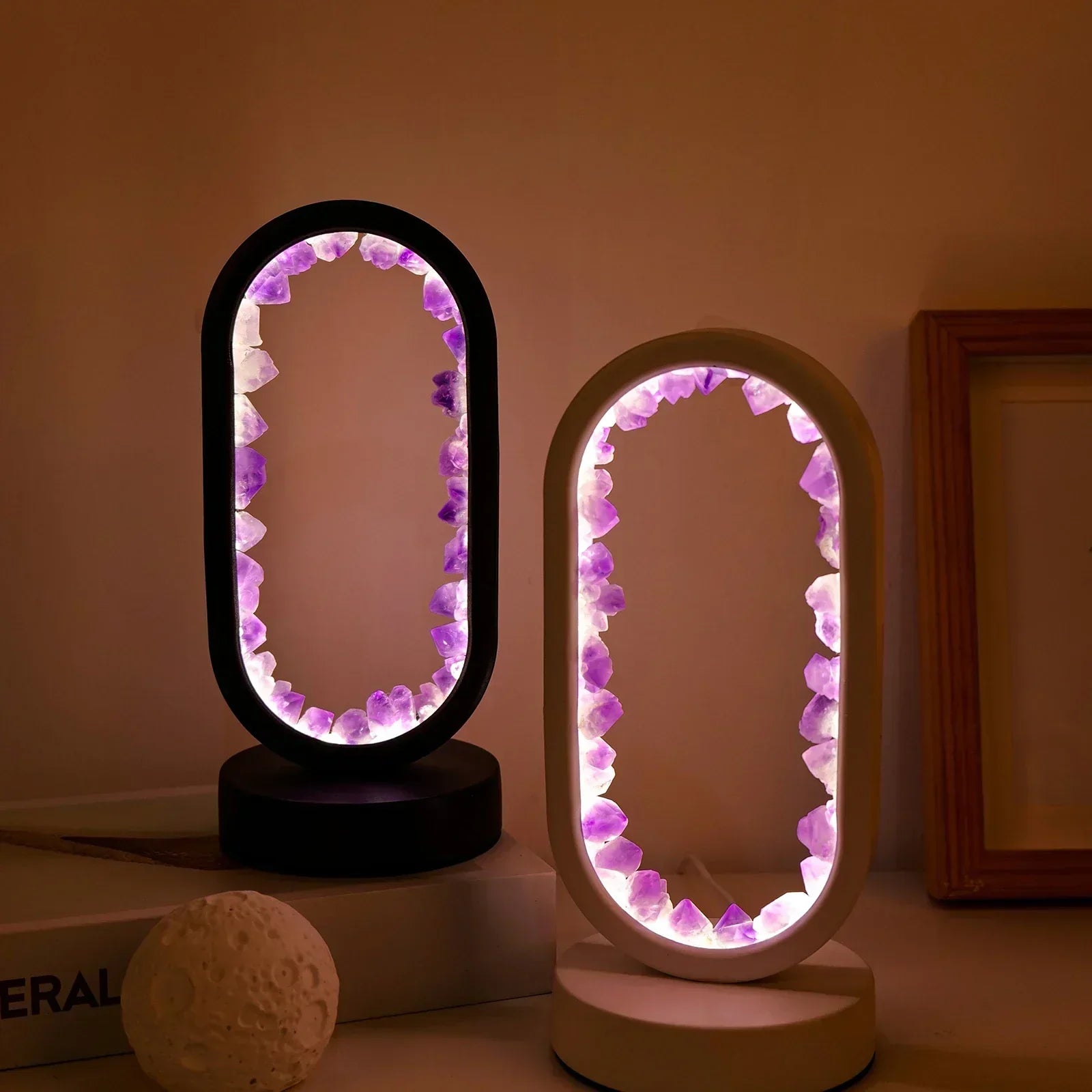 Soothing Purple Crystal Relaxation Lamp - Fesara