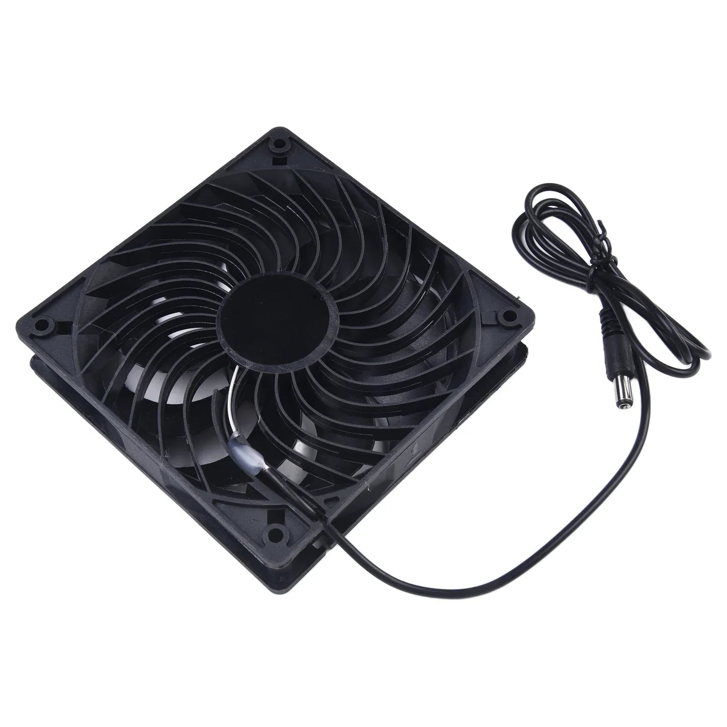 Solar Powered Dual Vent Fan for Greenhouse and Barns