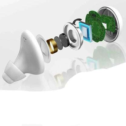 Wireless Rechargeable Hearing Aids with Bluetooth App Control
