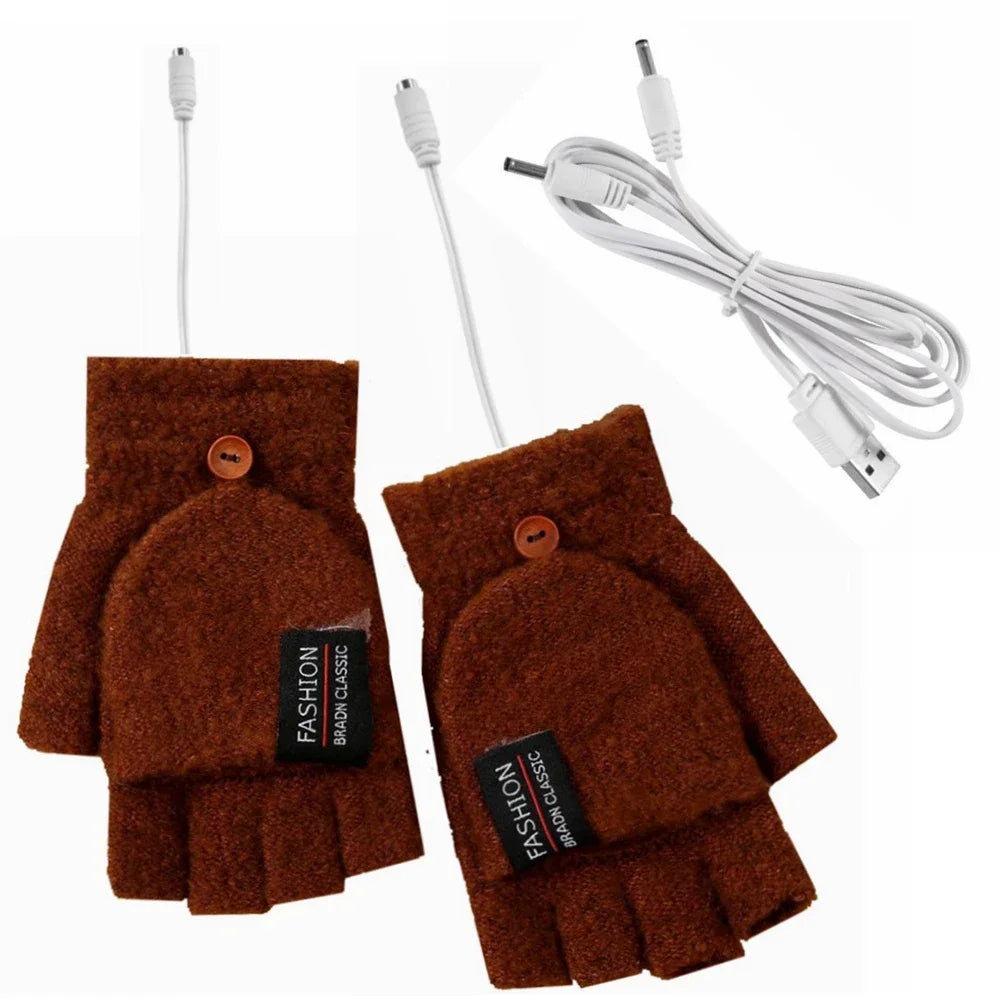 Warm Rechargeable Heated Gloves for Men Women