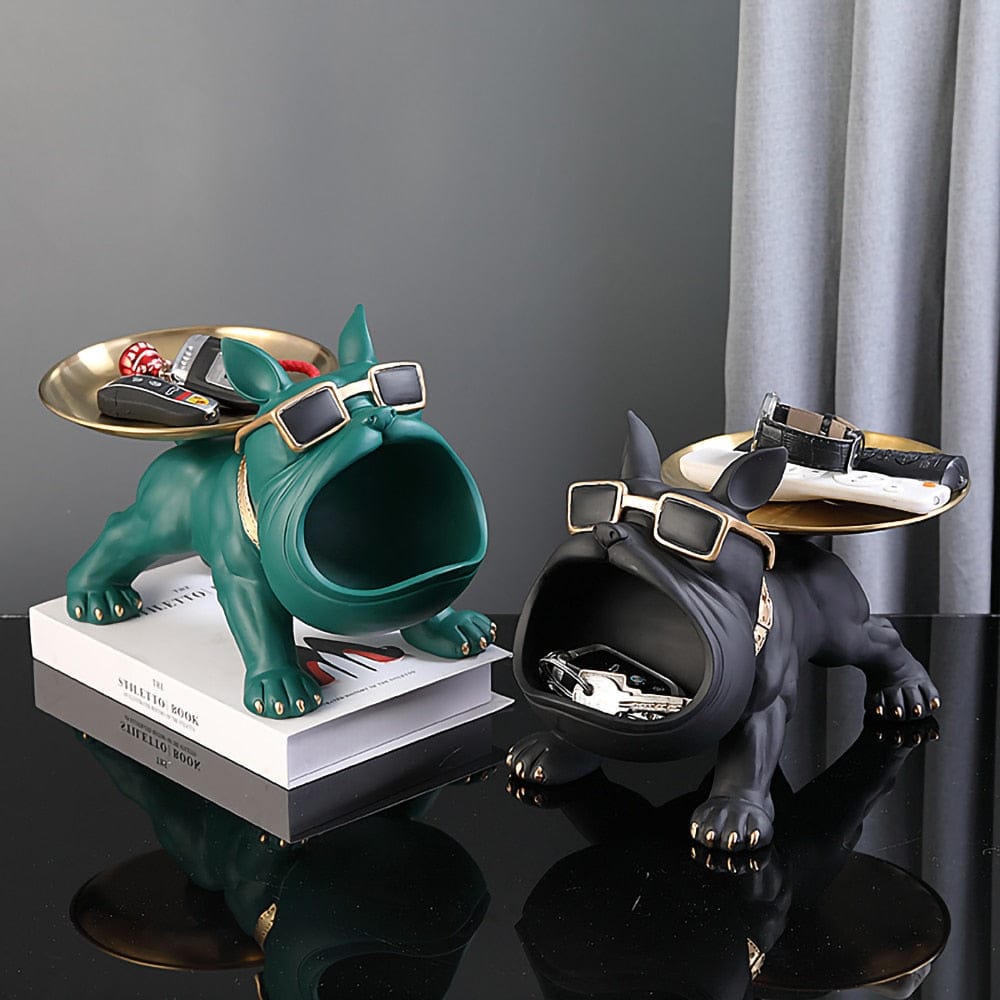 Cozy Bulldog Table Lamp