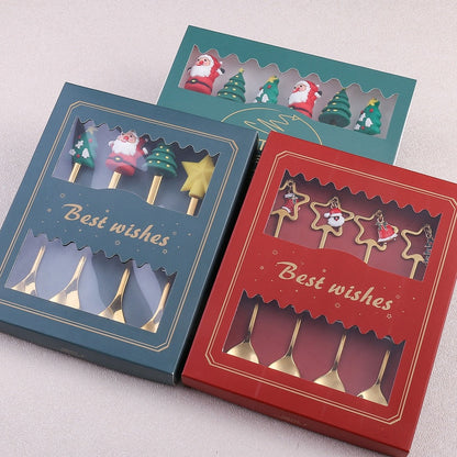Holiday 4 Piece Santa Table Setting Set