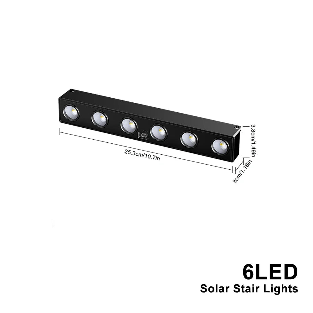 Solar Powered Outdoor LED Garden Lights 4-Pack