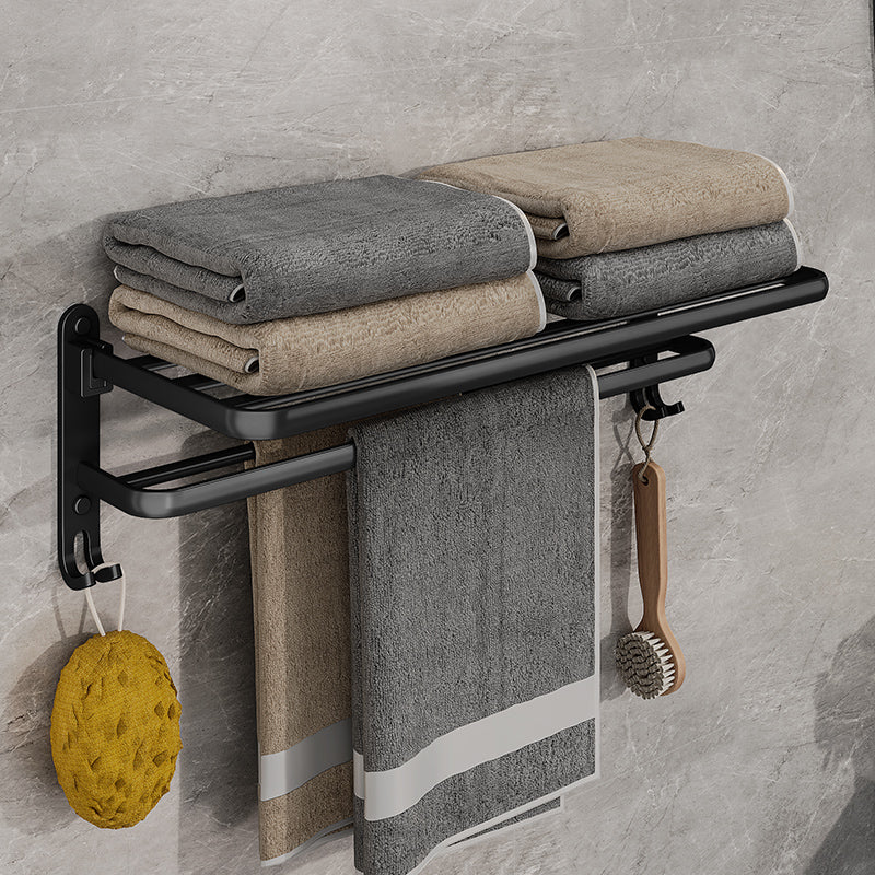 Compact Wall Mount Foldable Towel Holder