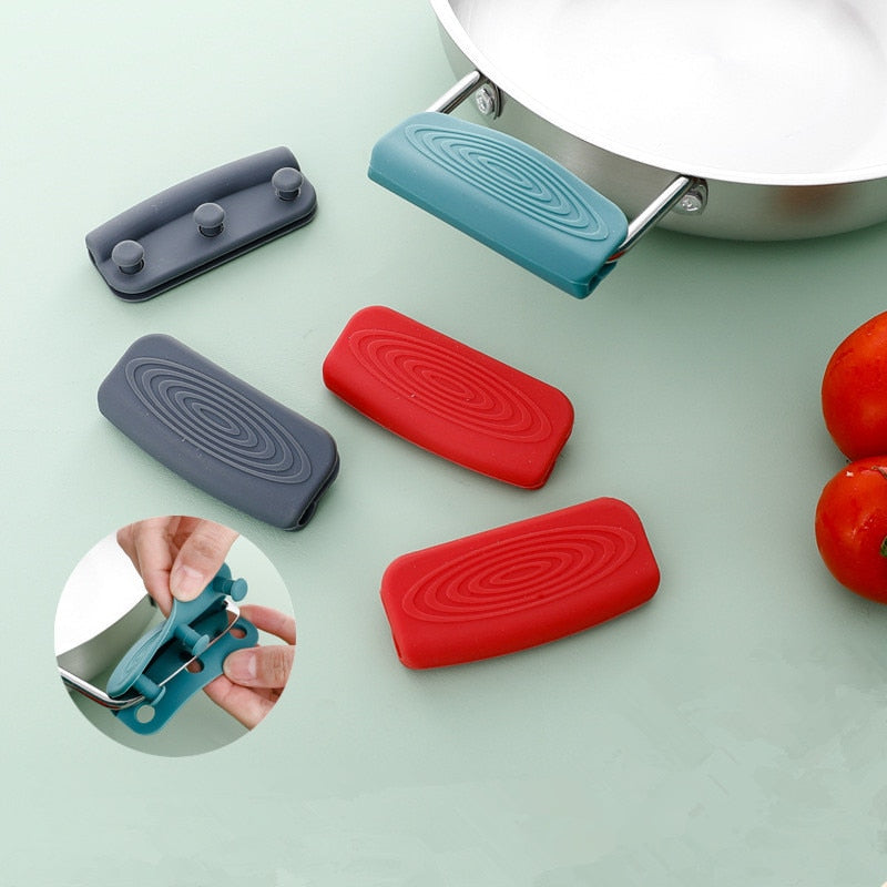 Heat Resistant Silicone Kitchen Handle Set 2 Pack