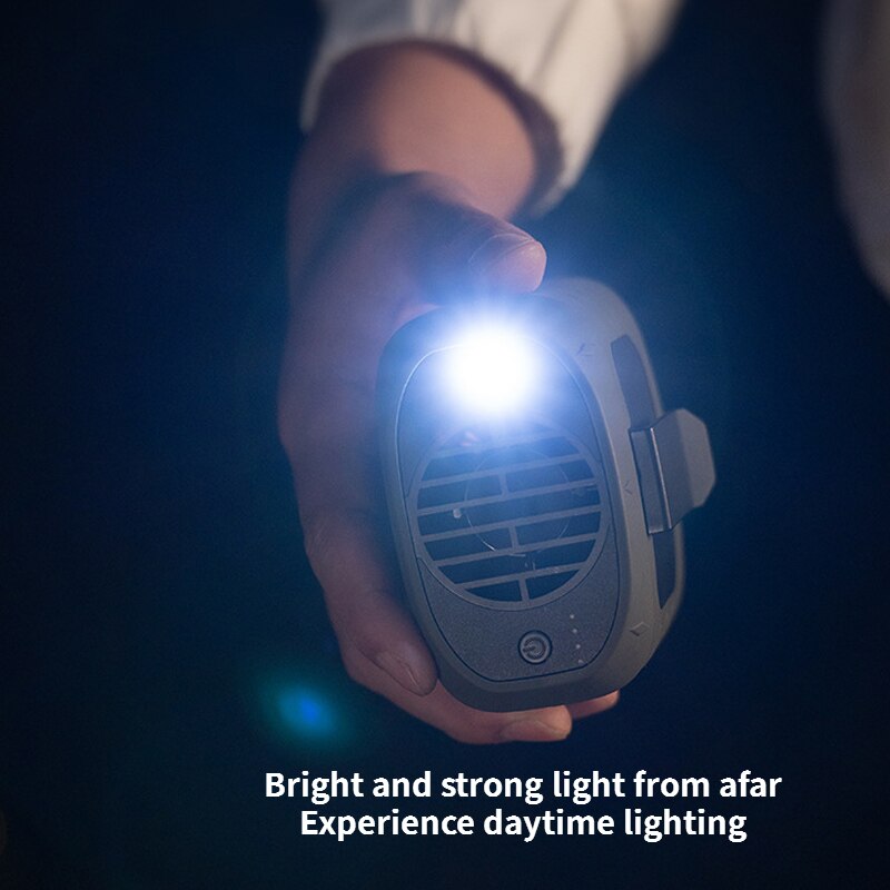 Portable Rechargeable Camping Neck Fan Charger