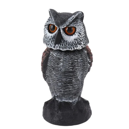 Outdoor Bird Repellent Owl Statue Defender
