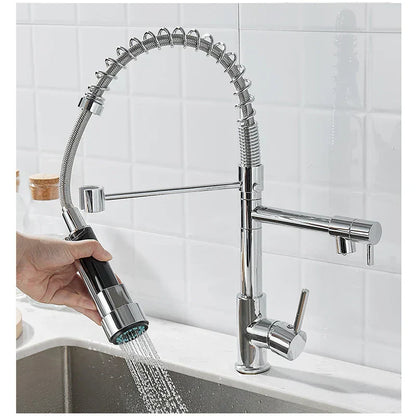 Premium Double Handle Oil Rubbed Bronze Faucet