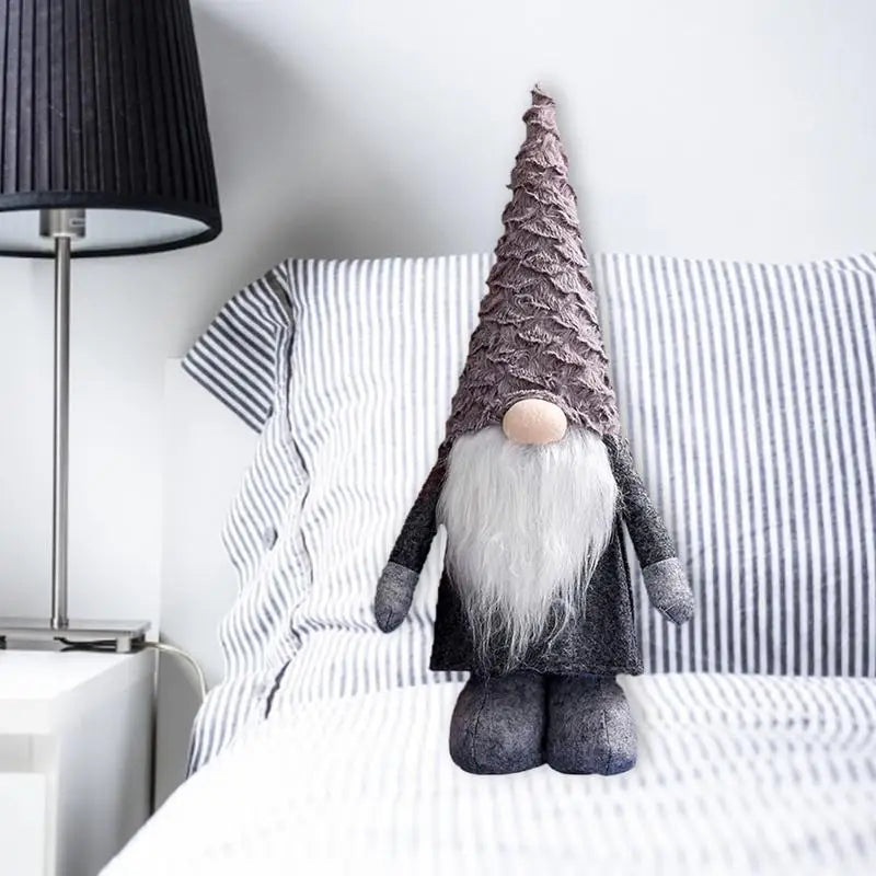 Fesara Cute Adjustable Christmas Gnome Figurines
