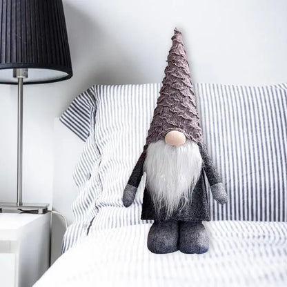 Fesara Cute Adjustable Christmas Gnome Figurines