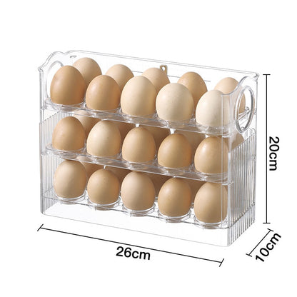 Space Saving Foldable Egg Holder Rack - Fesara
