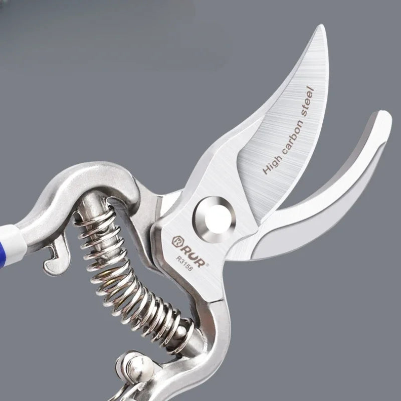 Pruning Garden Shears with Wood Handle & Sharp Blade
