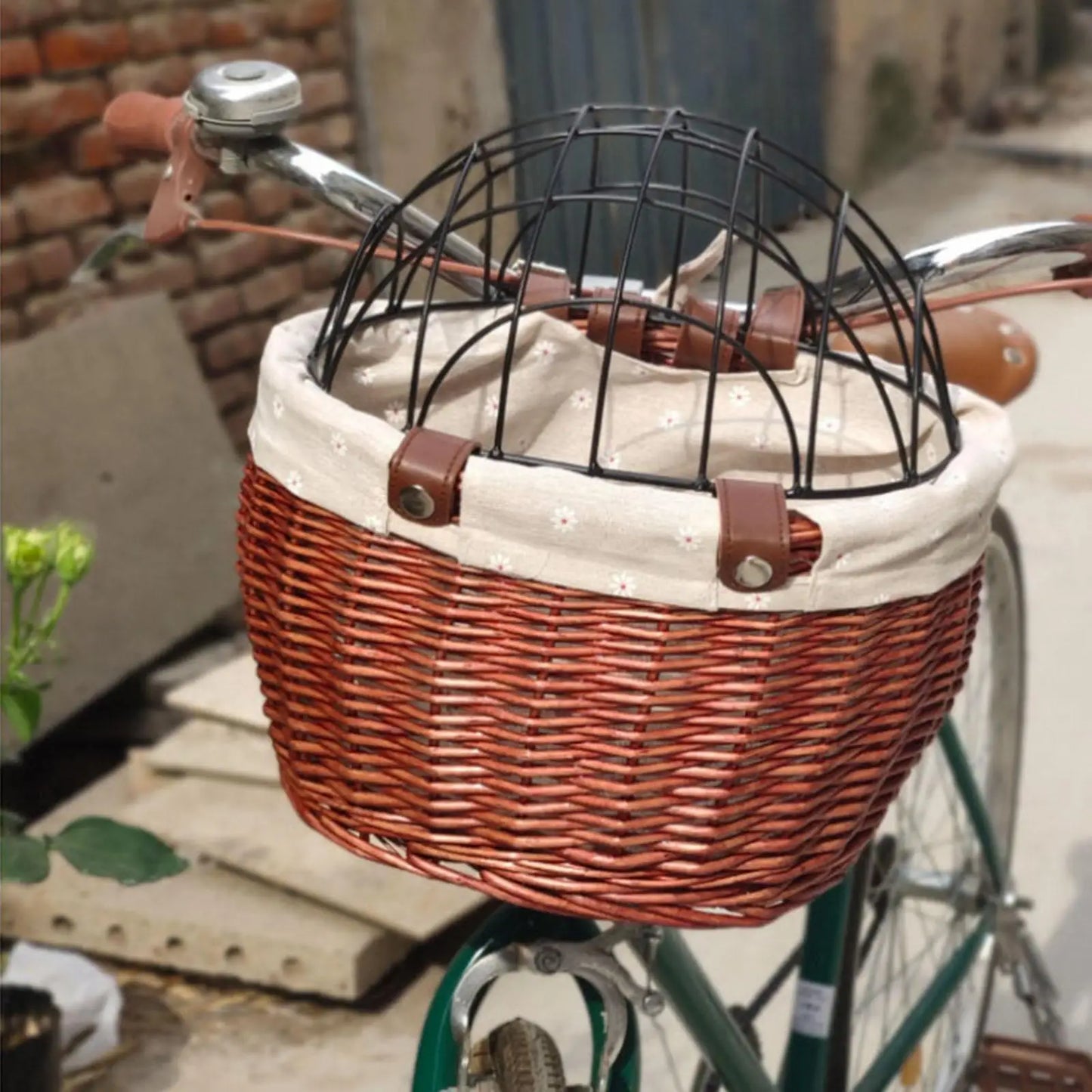 Durable Pet Bike Carrier Basket - Fesara
