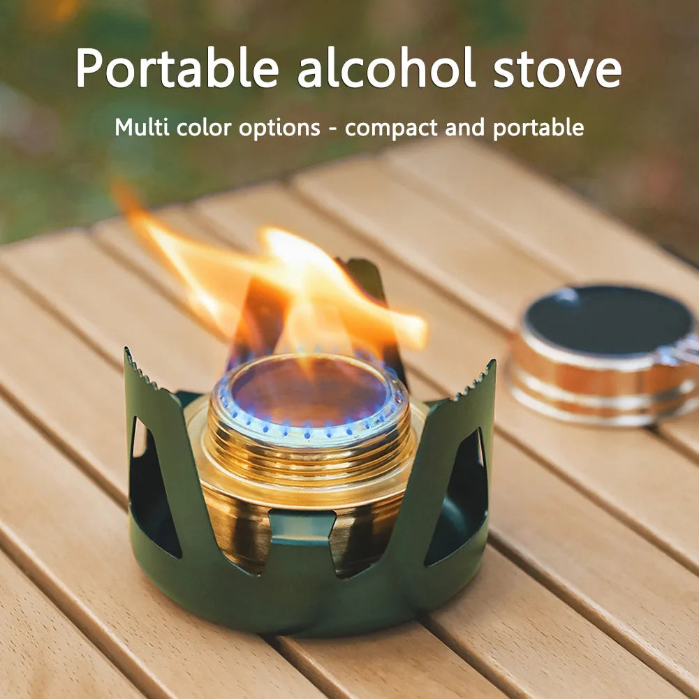 Portable Camping Gas Stove with Adjustable Flame