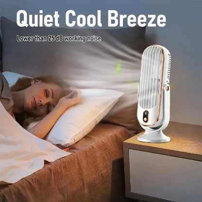 Portable Mini Desk Fan - Rechargeable USB Cooling