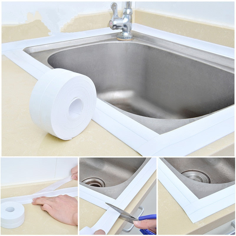 Easy Fit Waterproof Bathroom Sealant Tape Strip