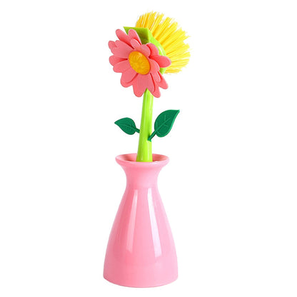 Soft Bristle Flower Planter Cleaning Brush