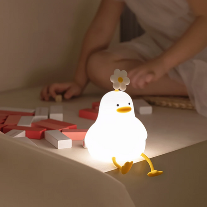 Cute Duck Shaped Bedside Lamp