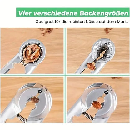Premium Metal Nutcracker for Nuts and Seeds