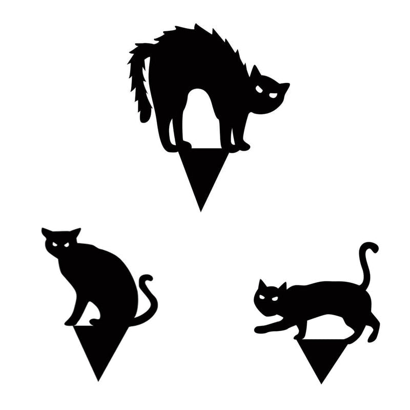 Cute Cat Outdoor Decor Set of 3 - Fesara