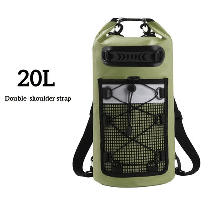 Waterproof Outdoor Dry Bag 10/20/30L with Shoulder Strap