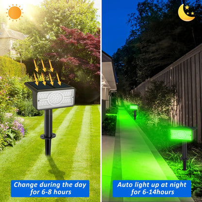 Bright Solar Powered Spotlight with 49 LEDs