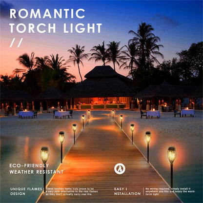 Fesara | Waterproof Solar Powered Flame Light Lamp