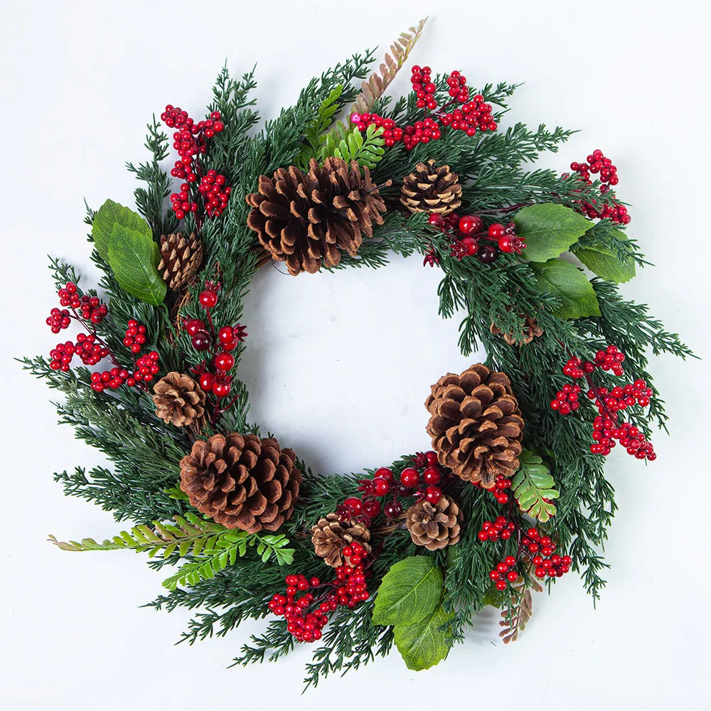 Fesara | Festive Holiday Red Wreath